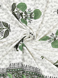 BLOCKS OF INDIA Diwan Set Cotton 8 Piece | Deewan Printed Bedsheet Sets for Living Room Hall (Set of 8 Piece, 1-Bed Sheet | 2-Bolster Cover | 5-Cushion Cover (Color 25)
