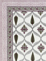 BLOCKS OF INDIA Diwan Set Cotton 8 Piece | Deewan Printed Bedsheet Sets for Living Room Hall (Set of 8 Piece, 1-Bed Sheet | 2-Bolster Cover | 5-Cushion Cover (Color 30)