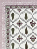 BLOCKS OF INDIA Diwan Set Cotton 8 Piece | Deewan Printed Bedsheet Sets for Living Room Hall (Set of 8 Piece, 1-Bed Sheet | 2-Bolster Cover | 5-Cushion Cover (Color 30)