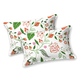 BLOCKS OF INDIA Hand Block Print Cotton King Size Bedsheet (Orange Anar Jaal)