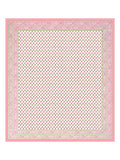 Hand Block Print Cotton King Size Bedsheet Pink buti
