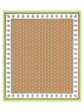 Hand Block Print Cotton King Size Bedsheet (Pink Gad Anar)