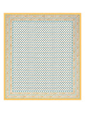 Hand Block Print Cotton King Size Bedsheet Yellow Buti