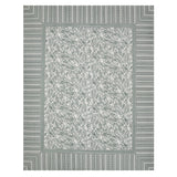BLOCKS OF INDIA Sanganeri Print Cotton Viscose Economy King Size Bedsheet (225 X 270 CM) DOB_BED_AURA_JAAL_GREY