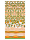 BLOCKS OF INDIA Hand Block Printed Cotton Daylight Curtains with Eyelets(Set of 2 Curtains) (Flower 214 cm/ Door)