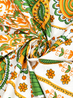 BLOCKS OF INDIA Hand Block Printed Cotton Daylight Curtains with Eyelets(Set of 2 Curtains) (Flower 214 cm/ Door)