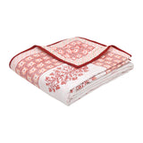 Cotton Dohar / Blanket King Bed Size Hand Block Printed (Maroon pot)