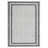 PURE COTTON RAJASTHANI HAND BLOCK PRINT SIX SEATER TABLE CLOTH (SMALL GREY BUTI)