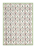 Cotton Single Size Quilt/ Rajai Hand Block Print for Light Winters (150x225 cm) (Green Patti)
