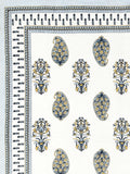 Diwan Set Cotton 8 Piece | Deewan Printed Bedsheet Sets for Living Room Hall (Set of 8 Piece, 1-Bed Sheet | 2-Bolster Cover | 5-Cushion Cover (Color 45)