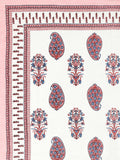 Diwan Set Cotton 8 Piece | Deewan Printed Bedsheet Sets for Living Room Hall (Set of 8 Piece, 1-Bed Sheet | 2-Bolster Cover | 5-Cushion Cover (Color 43)