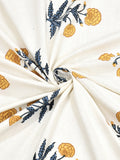 Diwan Set Cotton 8 Piece | Deewan Printed Bedsheet Sets for Living Room Hall (Set of 8 Piece, 1-Bed Sheet | 2-Bolster Cover | 5-Cushion Cover (Color 46)