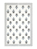 Diwan Set Cotton 8 Piece | Deewan Printed Bedsheet Sets for Living Room Hall (Set of 8 Piece, 1-Bed Sheet | 2-Bolster Cover | 5-Cushion Cover (Color 48)