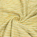 Cotton Single Size Quilt Hand Block Print for Light Winters (150x225 cm) (Green Gad Buti)