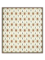 Cotton Dohar / Blanket King Bed Size Hand Block Printed (Green Patti)