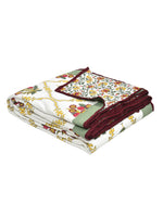 Cotton Dohar / Blanket King Bed Size Hand Block Printed (Green Patti)