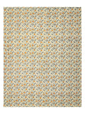 Hand Block Printed Cotton King Size Quilt (Green Tol)