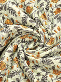 Hand Block Printed Cotton King Size Quilt (Green Tol)