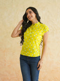 BLOCKS OF INDIA Linen Blend Cotton Cap Top For Women Color 5