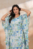 Hand Block Kaftan in Pure Cotton Fabric KAFTAN_BLUE TRIBE