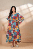 Hand Block Kaftan in Pure Cotton Fabric KAFTAN_SIXTEEN COLOR