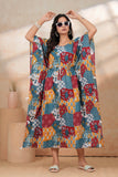 Hand Block Kaftan in Pure Cotton Fabric KAFTAN_SIXTEEN COLOR