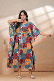 Hand Block Kaftan in Pure Cotton Fabric KAFTAN_SIXTEEN COLOR