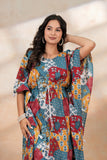 Hand Block Kaftan in Pure Cotton Fabric KAFTAN_SIXTEEN COLOR
