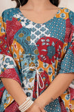 Hand Block Kaftan in Pure Cotton Fabric KAFTAN_SIXTEEN COLOR