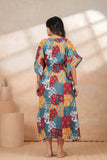 Hand Block Kaftan in Pure Cotton Fabric KAFTAN_SIXTEEN COLOR