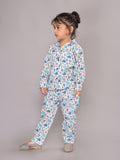 BLOCKS OF INDIA Cotton Hand Block Animal Print Nightwear For Kids Unisex