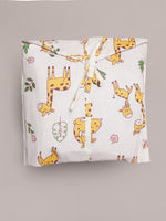 BLOCKS OF INDIA Cotton Hand Block Animal Print Nightwear For Kids Unisex