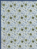 Hand Block Printed 100% Cotton Dohar King Size Reversible (Open Grey Motif)