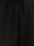BLOCKS OF INDIA Women Solid Kurta With Trouser (Black)