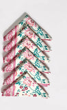 Hand Block Print Cotton Table Napkin (Pink jaal)