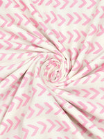 BLOCKS OF INDIA Hand Block Printed Cotton Summer Queen Size Reversible Printed Malmal Dohar Pink Rose