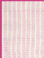 BLOCKS OF INDIA Hand Block Printed Cotton Summer Queen Size Reversible Printed Malmal Dohar Pink Rose