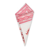 BLOCKS OF INDIA Hand Block Print Cotton Table Napkin (Pink Boota)