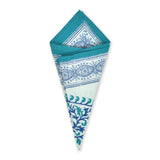 BLOCKS OF INDIA Hand Block Print Cotton Table Napkin (Blue Boota)