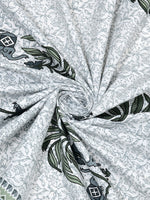 BLOCKS OF INDIA Sanganeri Print Cotton Viscose Economy King Size Bedsheet (225 X 270 CM) SAPPHIRE PATTERN 20