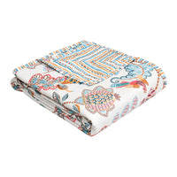 BLOCKS OF INDIA Polycotton Double Dohar /Blanket for Summer (PINK CHIDIYA DULL COTTON)