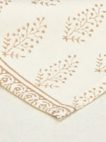 BLOCKS OF INDIA Hand Block Printed Cotton Table Runner for Center/Dining Table (33 x 180 cm) (GOLDEN BUTI)