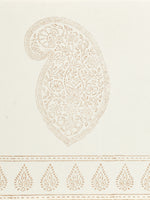 BLOCKS OF INDIA Hand Block Printed Cotton Table Runner for Center/Dining Table (33 x 180 cm) (GOLD KAIRI)