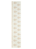 BLOCKS OF INDIA Hand Block Printed Cotton Table Runner for Center/Dining Table (33 x 180 cm) (GOLDEN BUTA)
