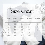 BLOCKS OF INDIA Cotton Hand Printed Short Kurti for Women Short Blue Buti