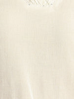 BLOCKS OF INDIA Women solid Kurta With Trouser (White)