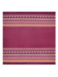 Hand Block Printed Cotton Super King Size Bedsheet(270x 270) (Maroon Ele)