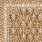 BLOCKS OF INDIA Hand Block Printed Cotton Super King Size Bedsheet(270 x 270) (BROWN PINE TREE)