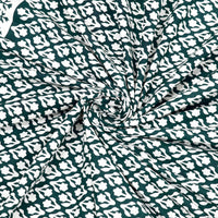 BLOCKS OF INDIA Hand Block Printed Cotton Super King Size Bedsheet(270 x 270) (DARK BLACK GAD BUTI)
