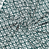 BLOCKS OF INDIA Hand Block Printed Cotton Super King Size Bedsheet(270 x 270) (DARK BLACK GAD BUTI)